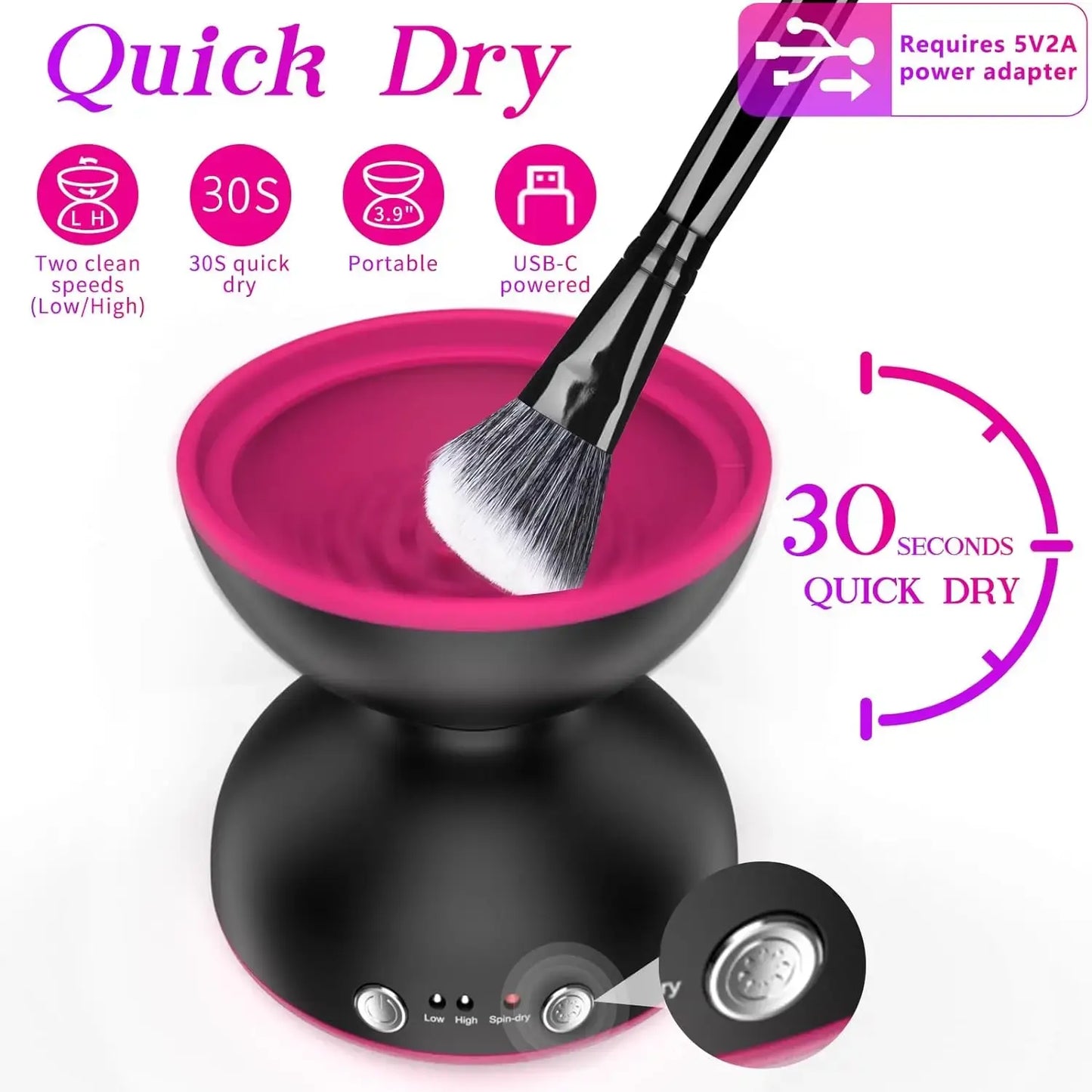 BrushBlitz™   Makeup Brush Cleaner